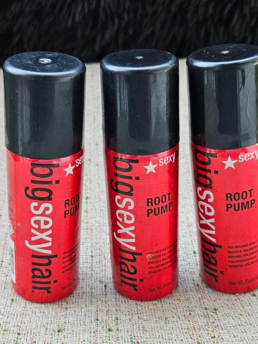Big Sexy Hair Root Pump Mousse Volumizing Spray Mousse 1.6 oz set of 3 New